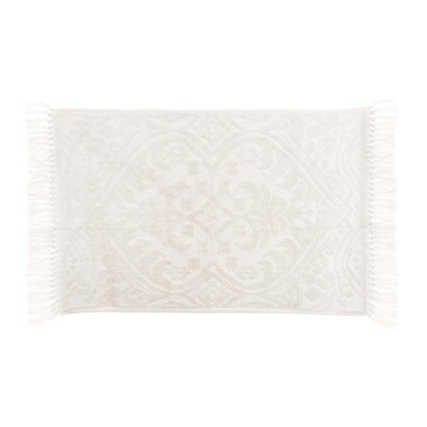 DYWAN ŻAKARDOWY Z FRĘDZLAMI BAGNO IN VILLA BIANCO L Blanc MariClo'