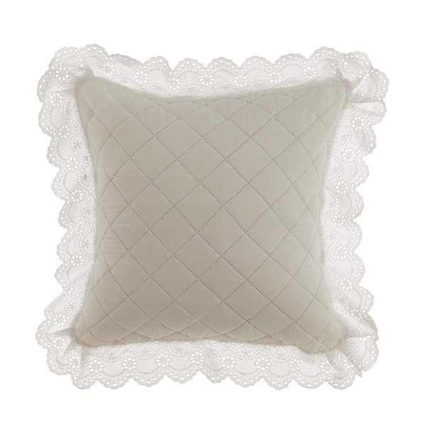 PODUSZKA Z KORONKĄ ESTATE DI SANGALLO NATURALE Blanc MariClo'