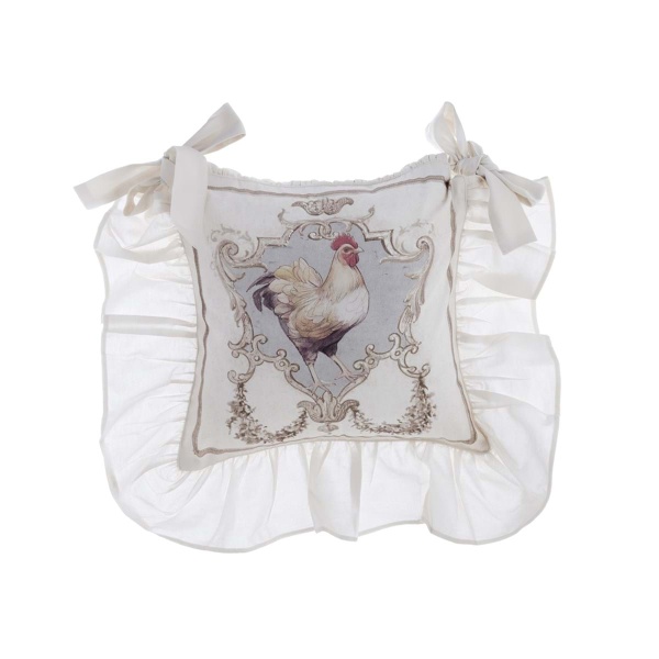 PROWANSALSKA POSZEWKA NA KRZESŁO COCO Rooster Blanc MariClo'