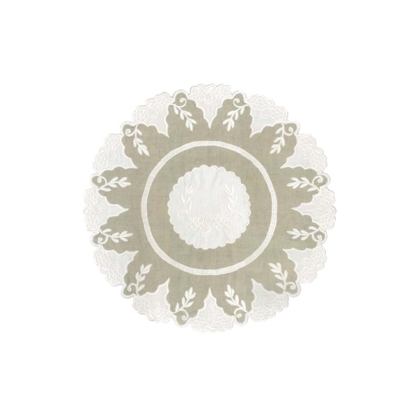 PODKŁADKI WINYLOWE 4 szt. Romantic DENTELLE Blanc MariClo'