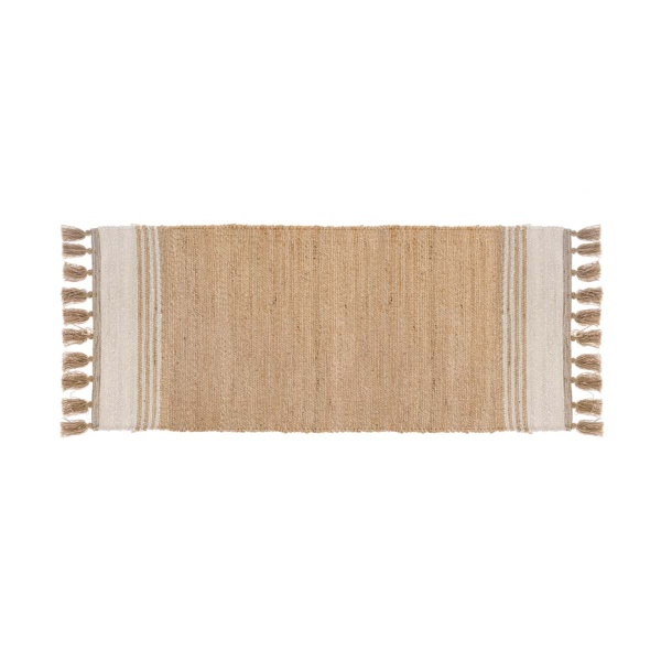 PROWANSALSKI DYWAN Z FRĘDZLAMI BOHO NATURALE L Blanc MariClo'