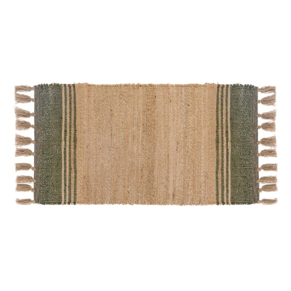 PROWANSALSKI DYWAN Z FRĘDZLAMI BOHO VERDE XL Blanc MariClo'