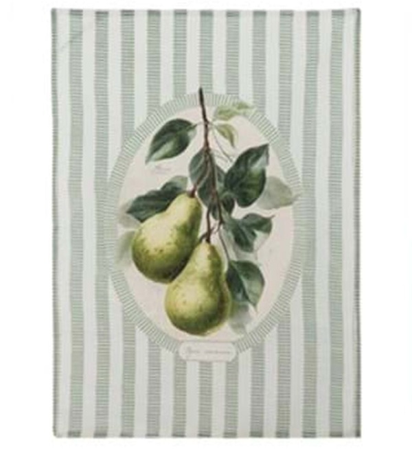OZDOBNY RĘCZNIK KUCHENNY Gruszka Pear Rustic Styl Blanc MariClo'