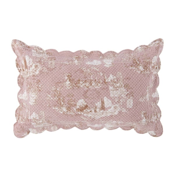 PROWANSALSKA PODUSZKA TOILE DU BORGO ROSA 2 Blanc MariClo'
