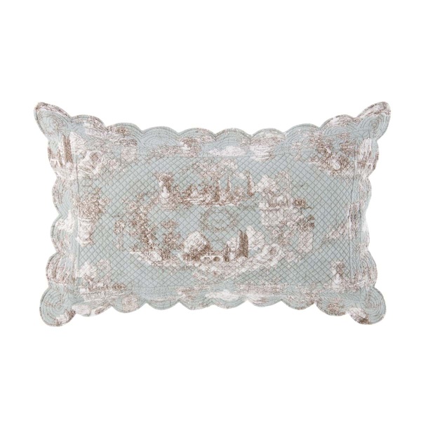 PROWANSALSKA PODUSZKA TOILE DU BORGO VERDE 2 Blanc MariClo'