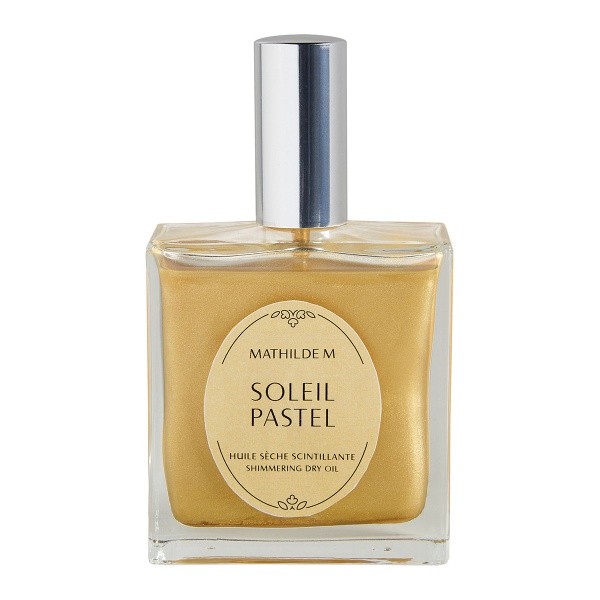 EKSKLUZYWNY OLEJEK SUCHY Z DROBINKAMI ZŁOTA 100 ml - Soleil Pastel Mathilde M