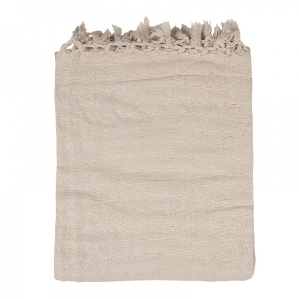 PLED Z FRĘDZLAMI Country Style Creme Clayre & Eef