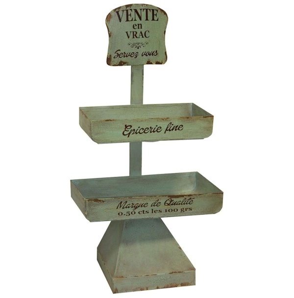 ETAŻERKA PIĘTROWA VENTE EN VRAC Vintage Old Antic Line