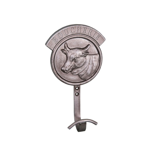 DEKORACYJNY WIESZAK METALOWY Vintage Cow Antic Line