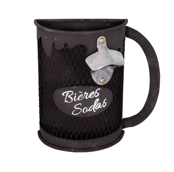 POJEMNIK Z OTWIERACZEM DO BUTELEK Industrial Antic Line