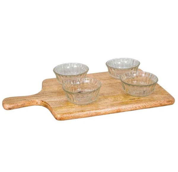 PROWANSALSKA DESKA DO KROJENIA I SZKLANE FOREMKI Antic Line