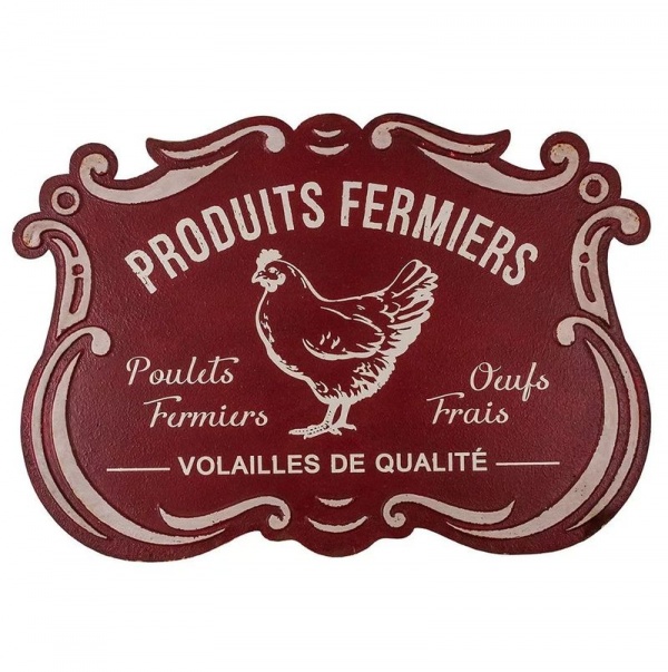 TABLICA Reklamowa Produits Fermiers Antic Line