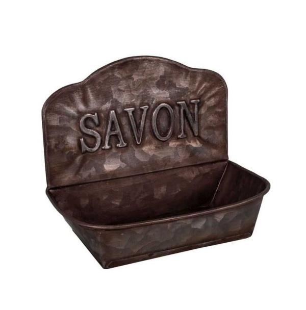 MYDELNICZKA METALOWA Porte Savon Vintage Old Antic Line