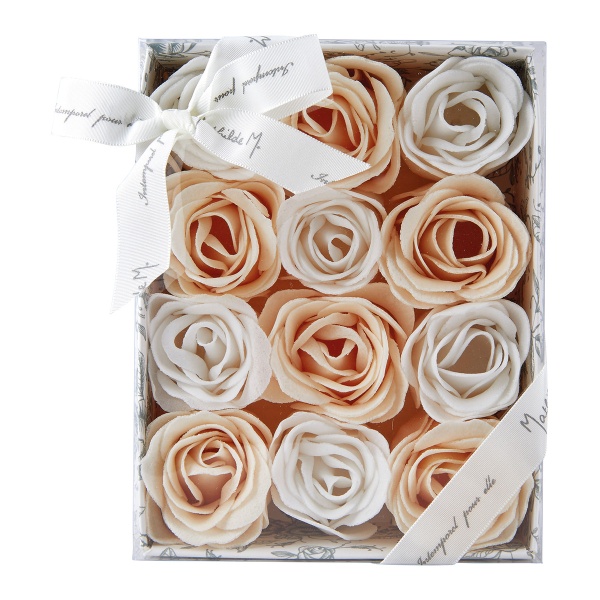 Ekskluzywne Pudełko 12 Mydlanych Róż - Perfumy Różane Rose Mathilde