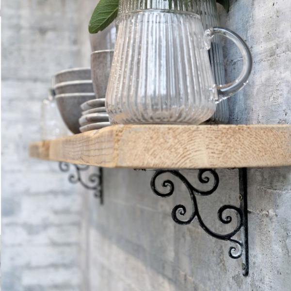 PROWANSALSKI WSPORNIK OZDOBNY Antique Grey 15 Rustic Styl Chic Antique